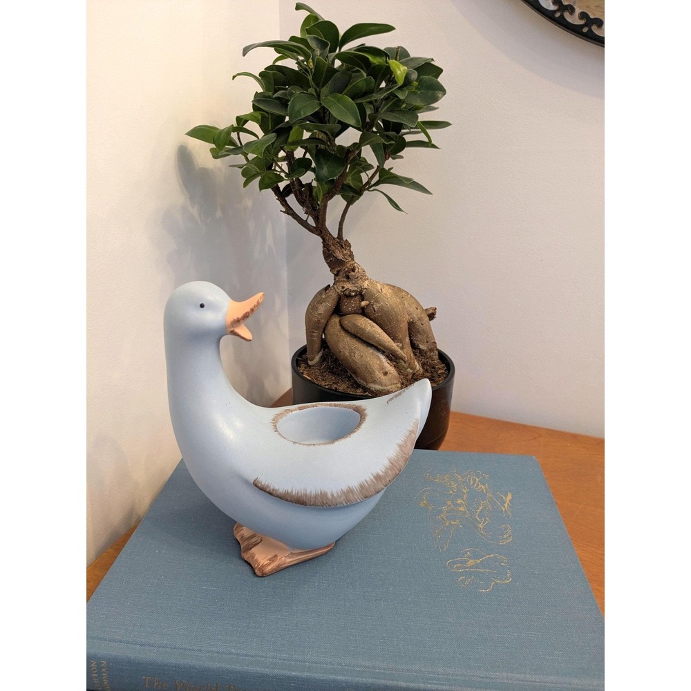 Vintage PartyLite Blue Duck Tealight Holder P9178 – Replacement Duck – Ceramic